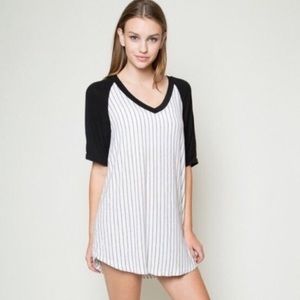 Brandy Melville Baseball Tee Dress